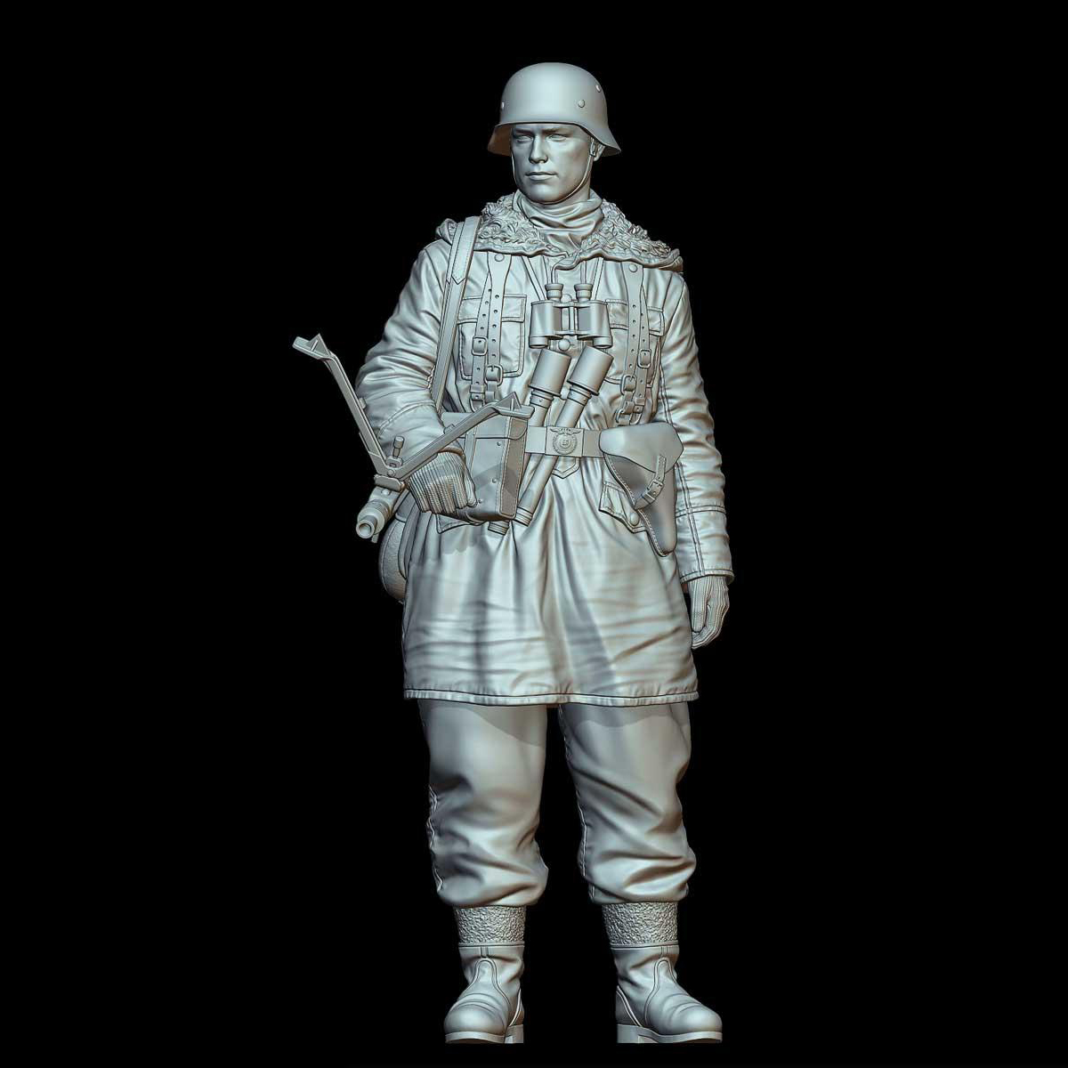 Model Kit Entry Grade - 1/16 Resin-Modellfiguren-Kits GK, Militärthema, unmontiert und