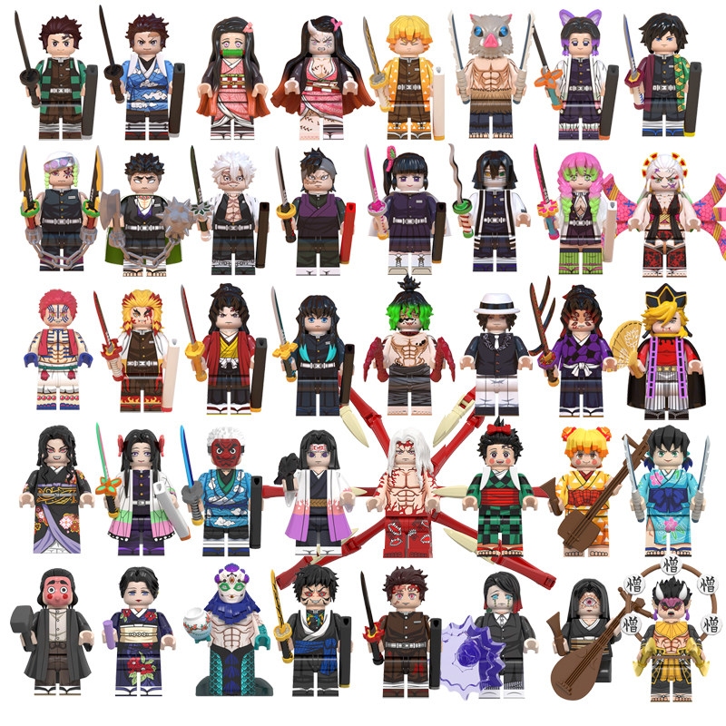 Model Kit Nezuko - Anime Devil Killer Baustein-Set mit Mini-Figuren