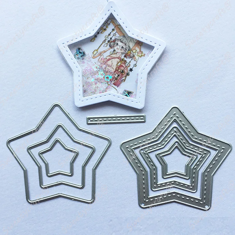 Model Kit Cutter - Star Shaker Frame neue Stanzformen 2025,