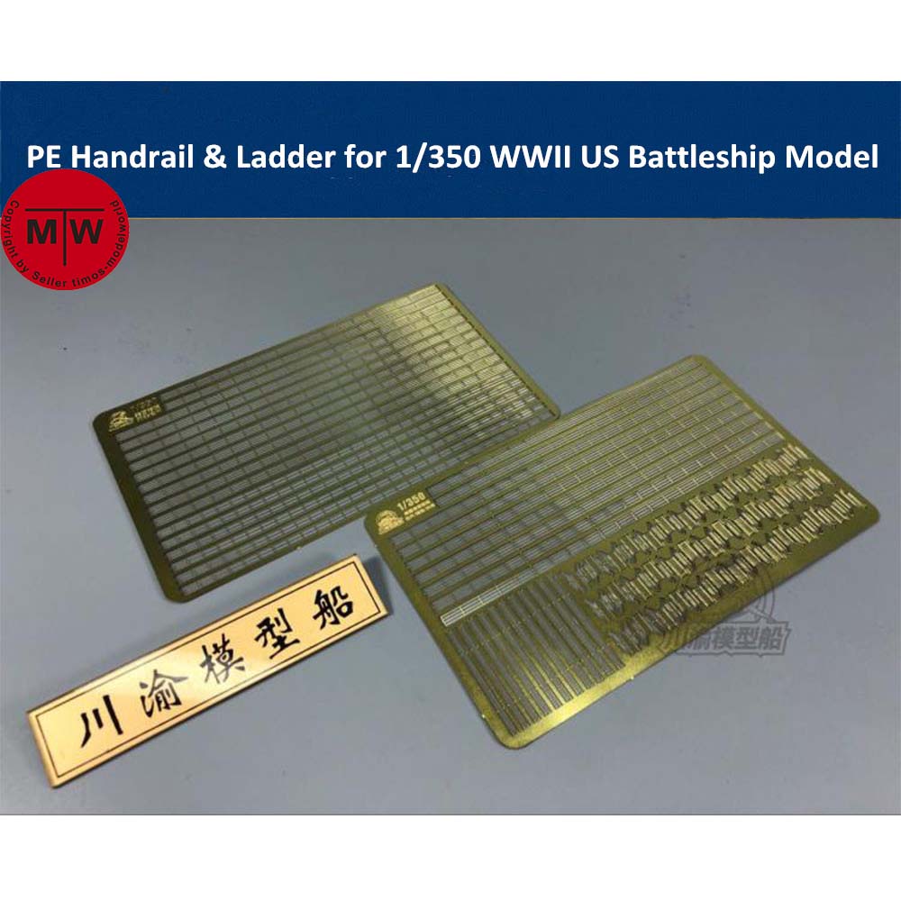 Photo Etch Brass - Fotoätzter PE-Handlauf und Leiter im Maßstab