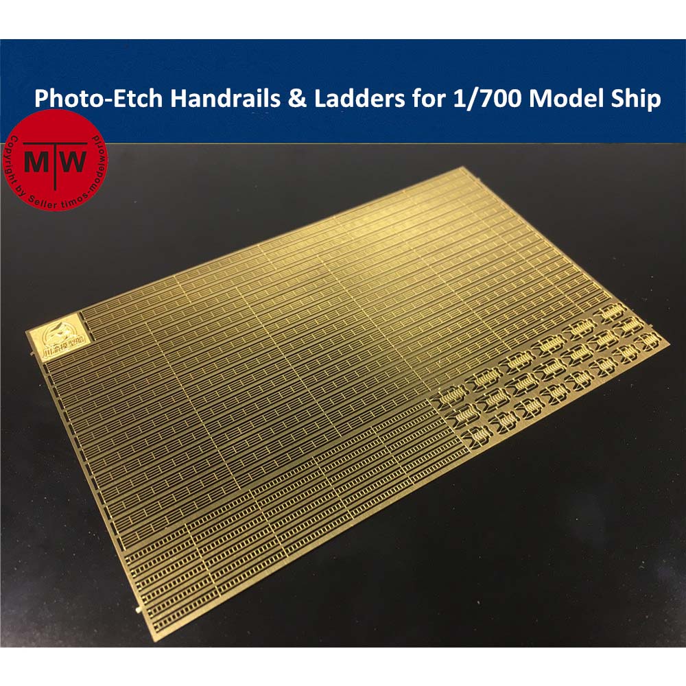 Photo Etch Brass - Foto-Geätzt PE Handlauf & Leiter für
