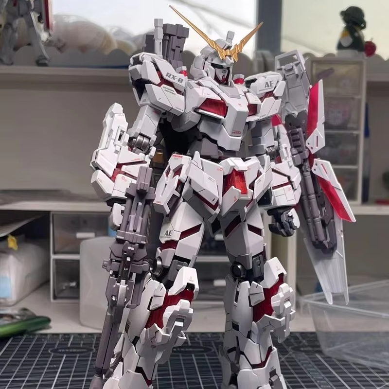 Gundam Model Mg - Auf Lager Hg 1/144 Rx-0 Unicorn