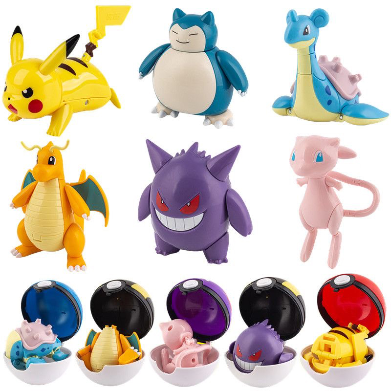 Model Kit Eevee - Pokemon-Figur Pokeball Transform Pikachu Charizard Venusaur