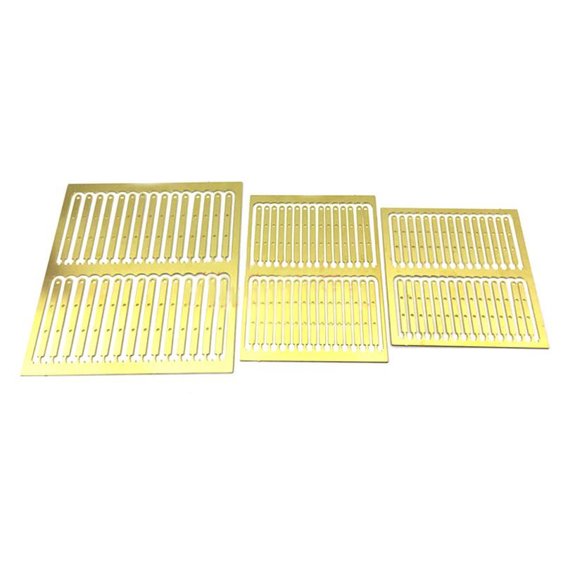 Photo Etch Brass - 1Set Modellgeländer für Zivilboote, fotogeätzte Blätter,