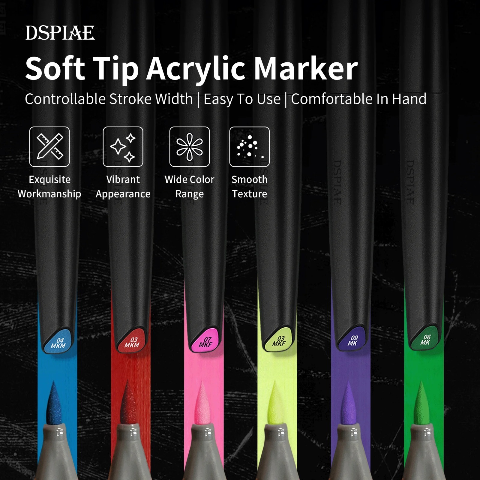 DSPIAE Soft-Tip-Marker-Set auf – Model Kit Markers Bewertung und Preis