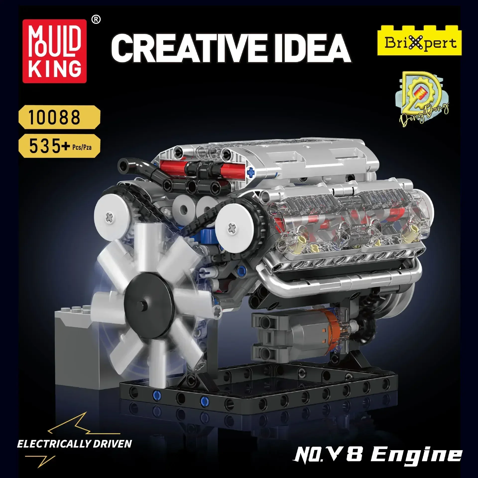 Mould King V8 Motorbausteine-S – Model Kit V8 Engine Bewertung und Preis