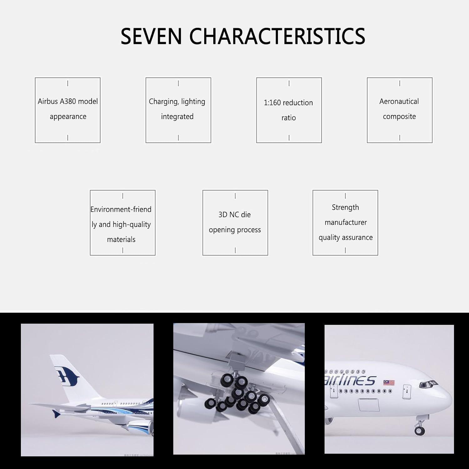Malaysia Airlines A380 Metallf – Model Kit Ixchel Bewertung und Preis