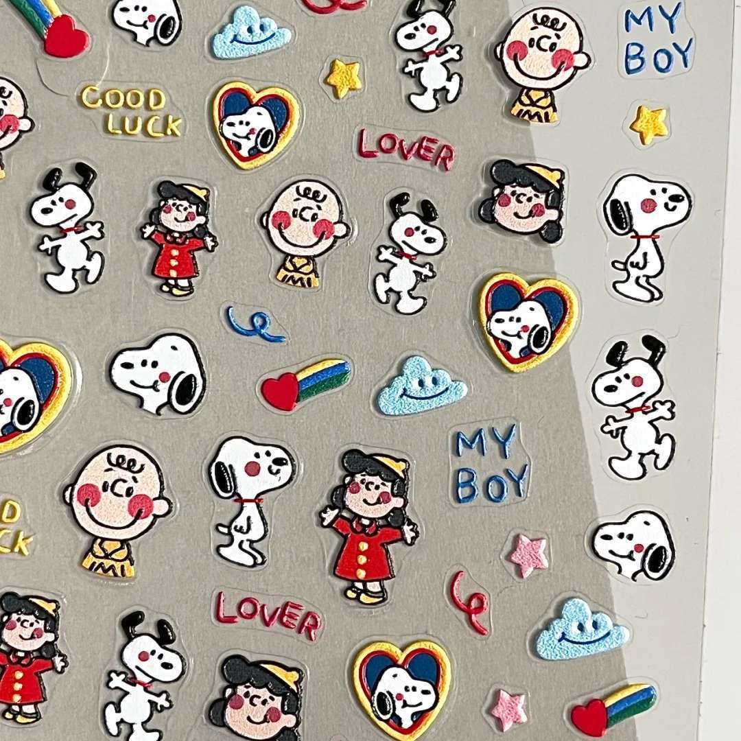 Cartoon Snoopy 3D-Relief-Aufkl – Waterslide Decal Paper Bewertung und Preis